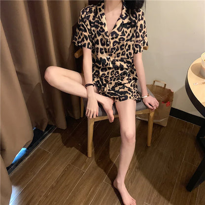 Dames pyjama Wibra met vrolijke prints