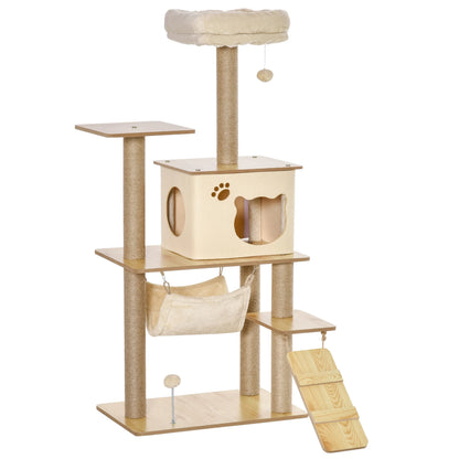 Krabpaal wanddesign met planken – Compact en praktisch