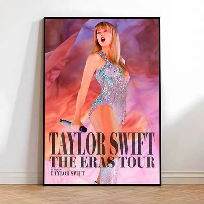 Poster met lijnen en vlakken in modern design