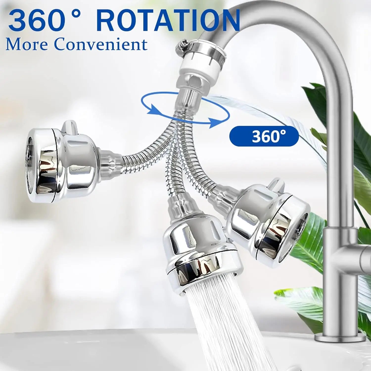 Water filter kraan met draaibare mond – Handig bij afwassen