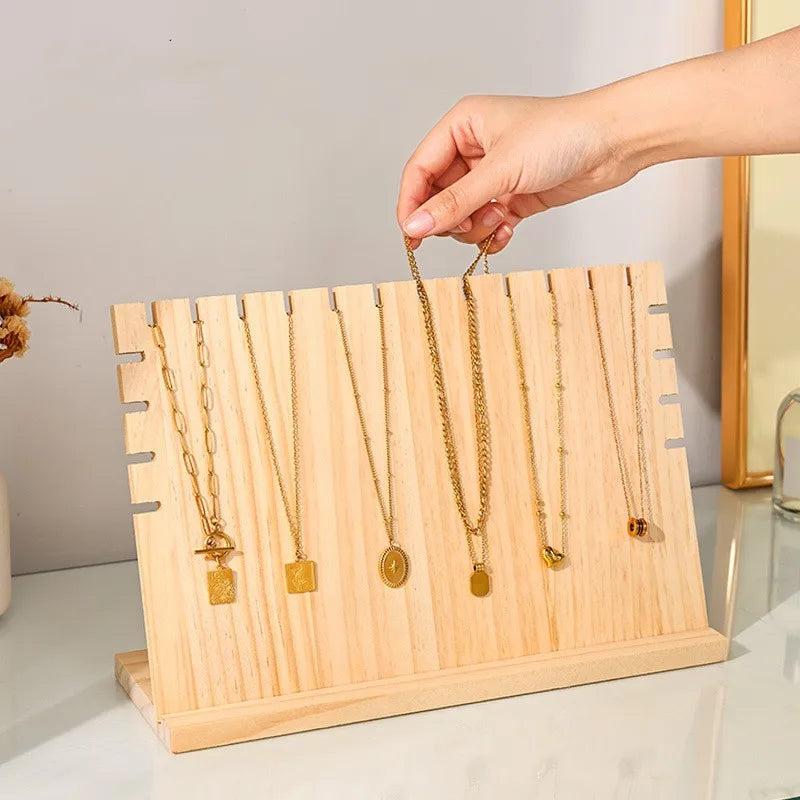 Zwevend sieradenrek voor muur – Minimalistisch en netjes