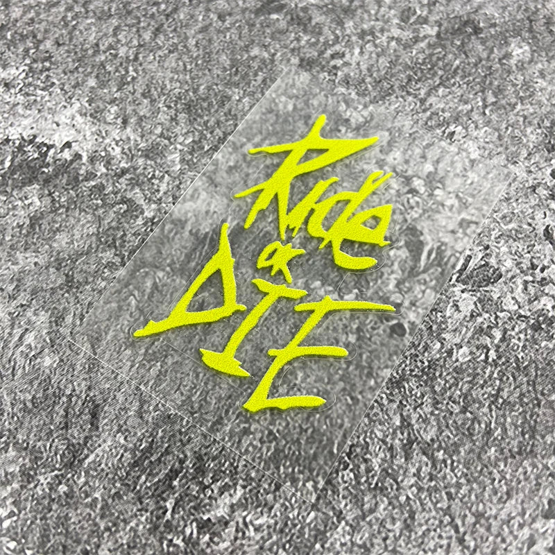 auto stickers - kleurrijke "Ride or Die" designs voor persoonlijke expressie