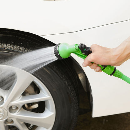 MOLOO Flexibele Tuinslang - Waterslang - Waterslang Flexibel - Tuinslang met Sproeikop - Groen - 30m