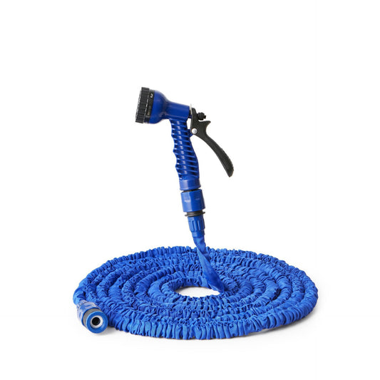 MOLOO Flexibele Tuinslang - Waterslang - Waterslang Flexibel - Tuinslang met Sproeikop - Blauw - 45m