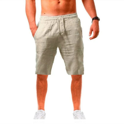 Donkerblauwe linnen broek voor mannen – Tijdloze elegantie