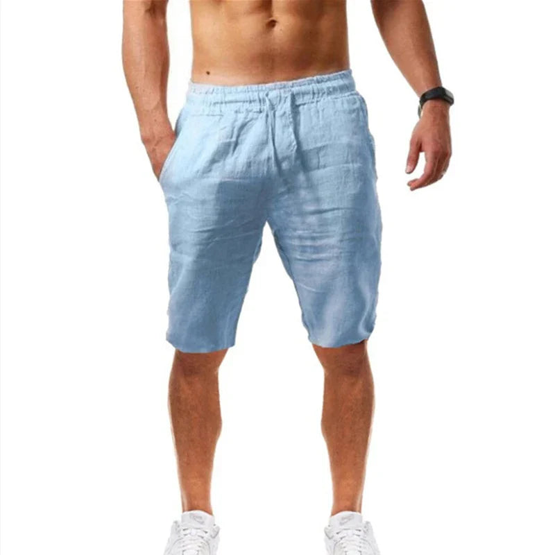 Linnen broek mannen voor formele gelegenheden – Net en luchtig