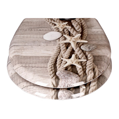 Houten toiletbril met softclose – Natuurlijke elegantie