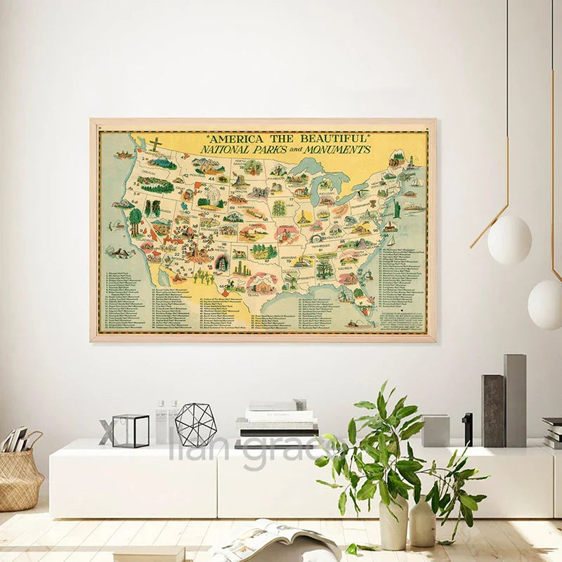 Wereldkaart voor jong en oud – Tijdloze wanddecoratie
