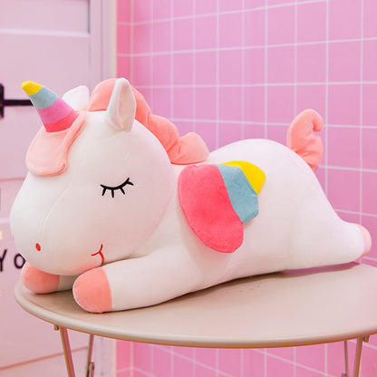 Unicorn-knuffel-Wit