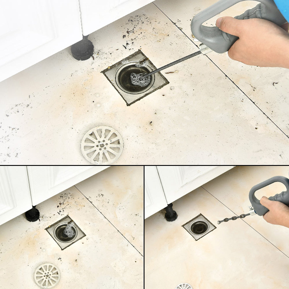 Sterke toilet ontstopper met metalen steel – Duurzaam gebruik