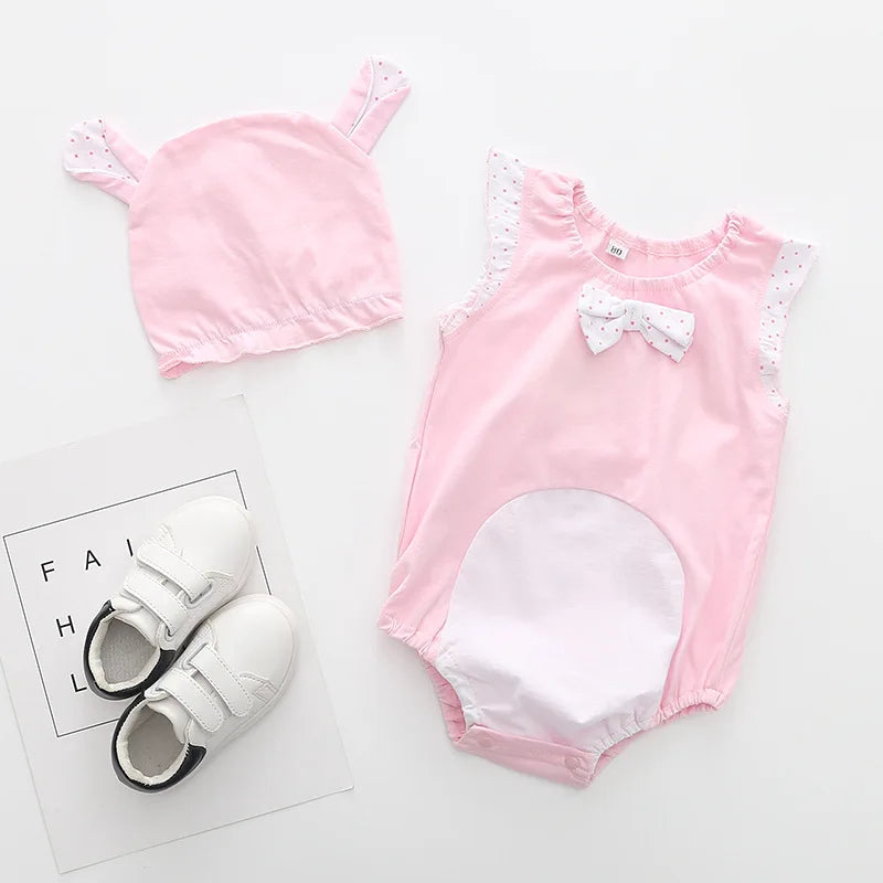 Babykleding meisjes in trendy kleuren en patronen