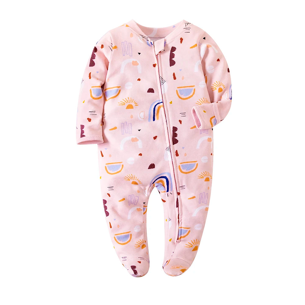 Comfortabele babykleding jongen in vrolijke kleuren