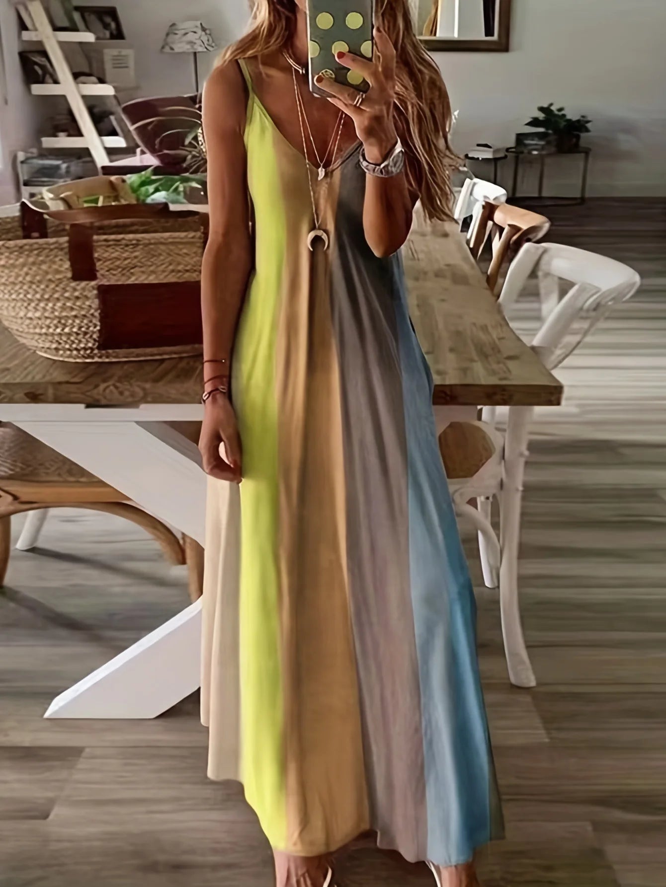 Stijlvolle pastel jurk met een elegante touch