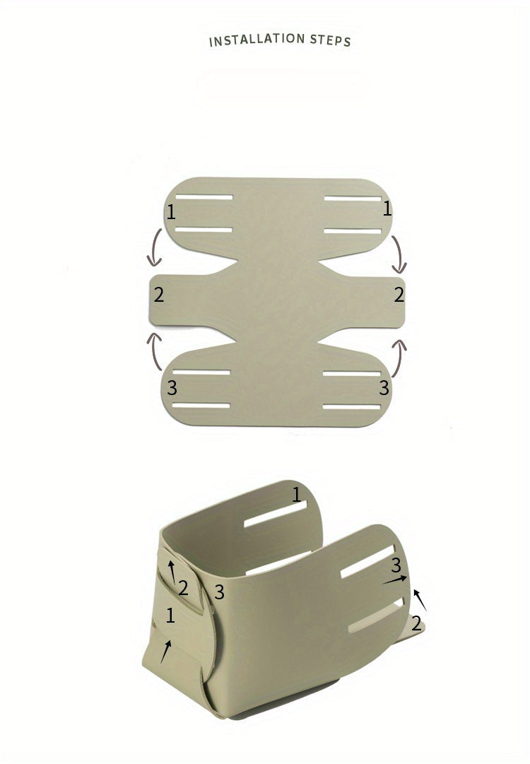 Organizer set voor bureau in neutrale kleuren
