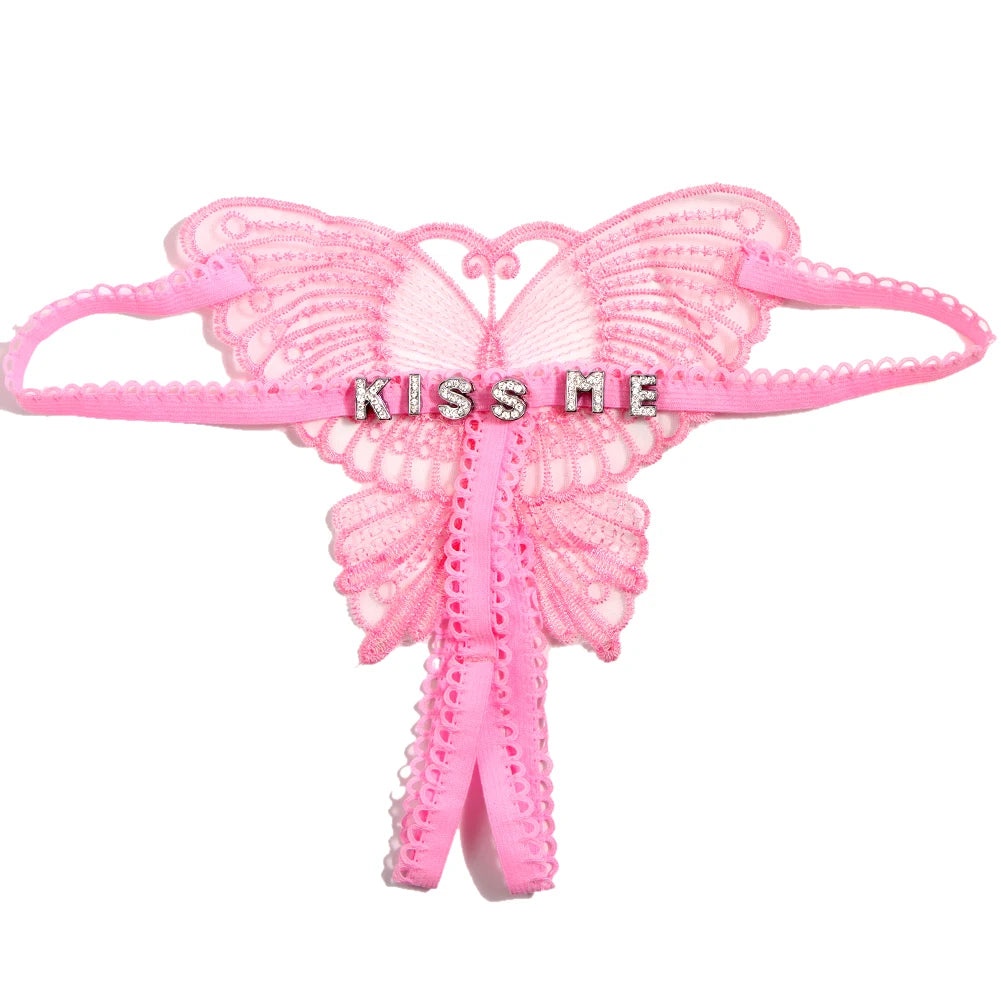 String voor vrouwen met naam – Op maat gemaakte lingerie