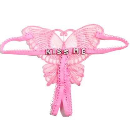 String voor vrouwen met naam – Op maat gemaakte lingerie