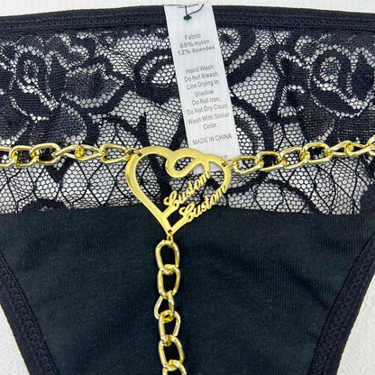 Gepersonaliseerde string set – Maak je lingerielade uniek