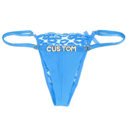 Gepersonaliseerde dames lingerie – String met unieke naamprint
