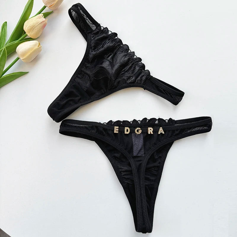 String met bedrukte initialen – Stijlvolle en persoonlijke look