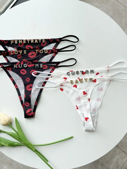 Custom lingerie string – Maak je ondergoed uniek