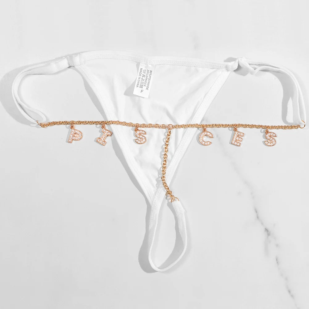 Gepersonaliseerde string – Lingerie met eigen tekst of naam