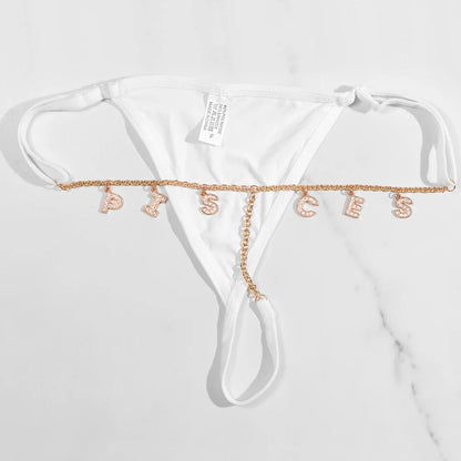 Gepersonaliseerde string – Lingerie met eigen tekst of naam