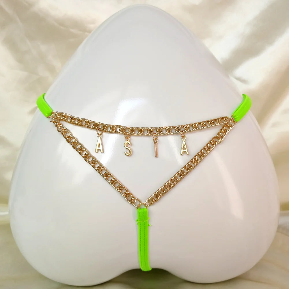 Sexy kanten string met naam – Sensueel en elegant