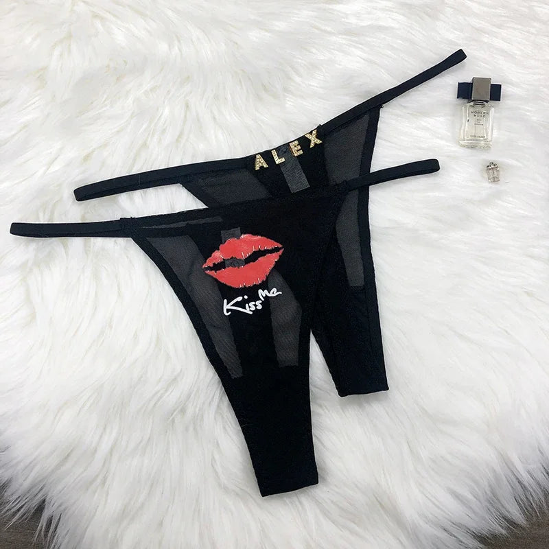 Gepersonaliseerde lingerie als cadeau – Unieke string met naam