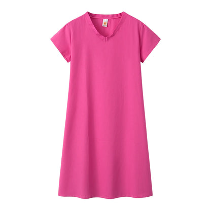 Dames jurk in zachte pastelkleuren