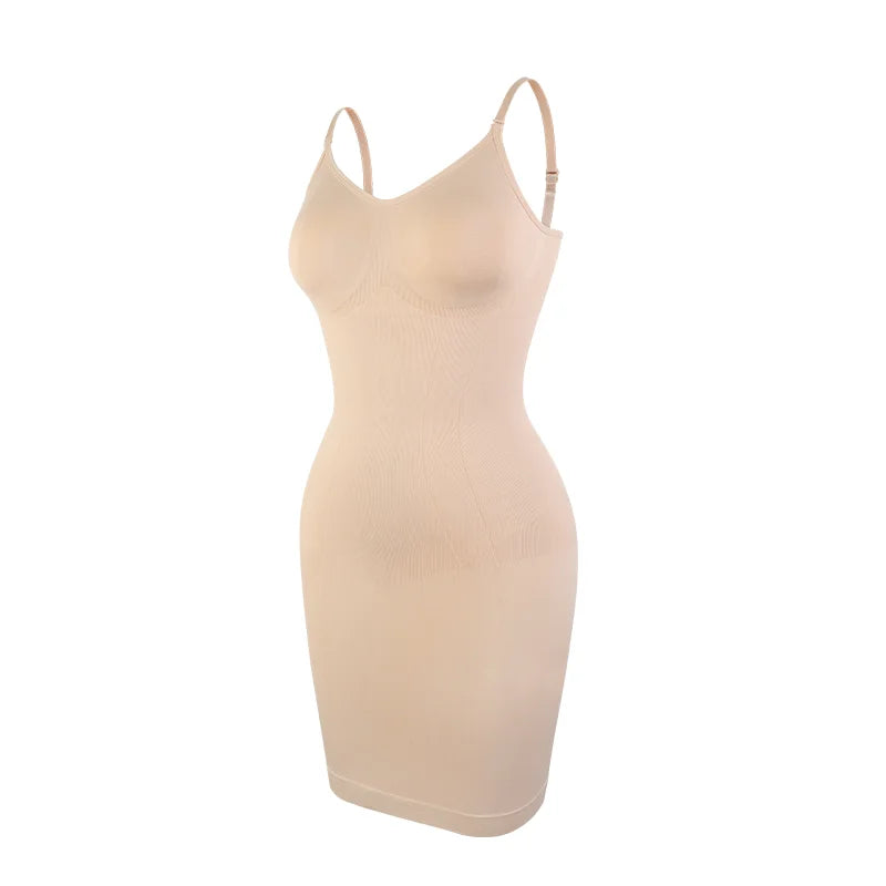 Pastel jurk met een vrouwelijke snit