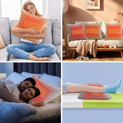 Warmtekussen met fluweelzachte stof – Extra luxueus gevoel
