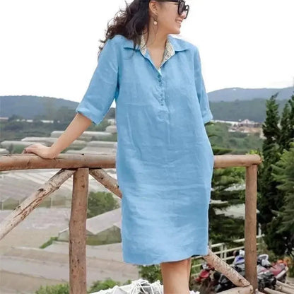 Trendy pastel jurk voor een zomerse uitstraling