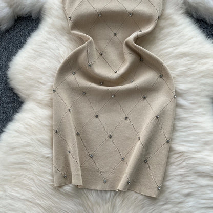 Pastel jurk met een romantische snit