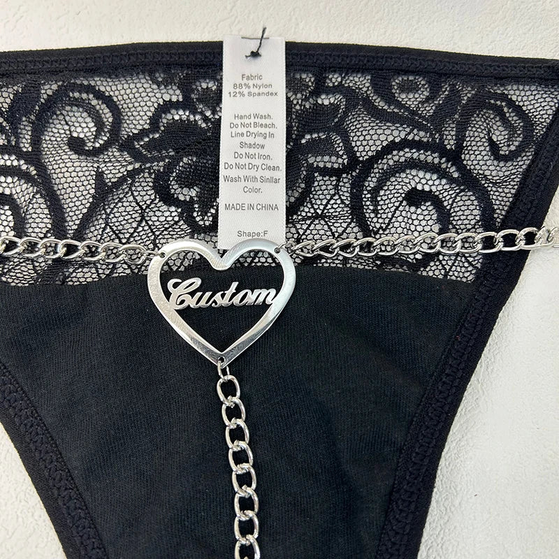 Sportieve string met naam – Comfort en stijl gecombineerd
