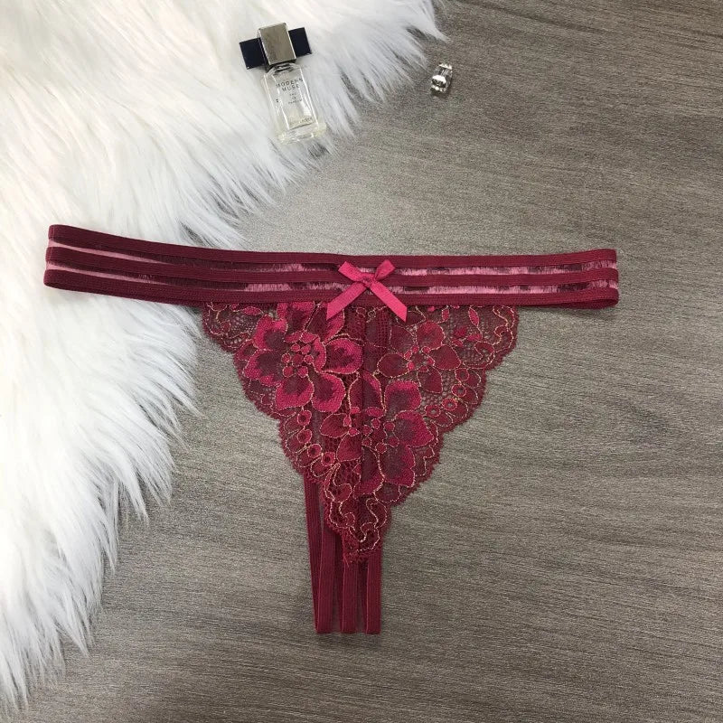 String voor vrouwen met naam – Op maat gemaakte lingerie