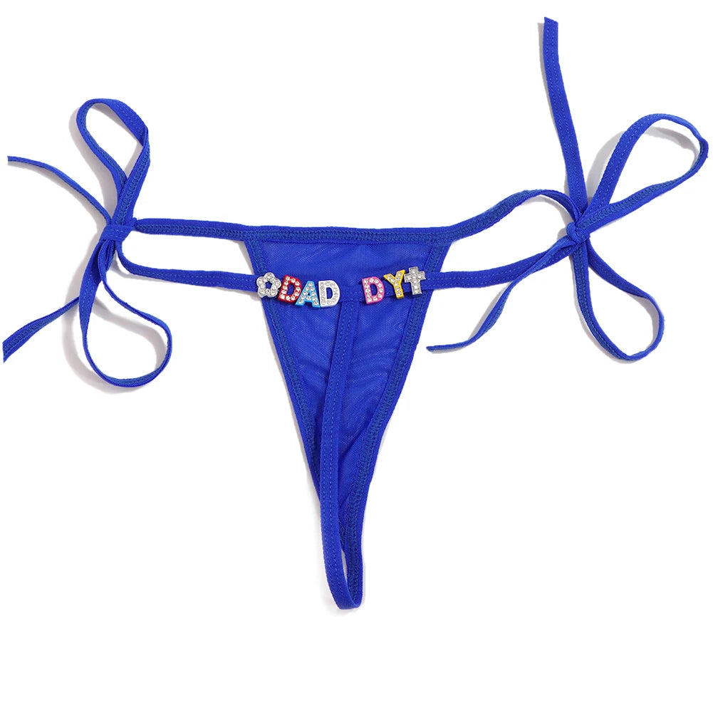 Damesstring met minimalistische personalisatie – Simpel en elegant