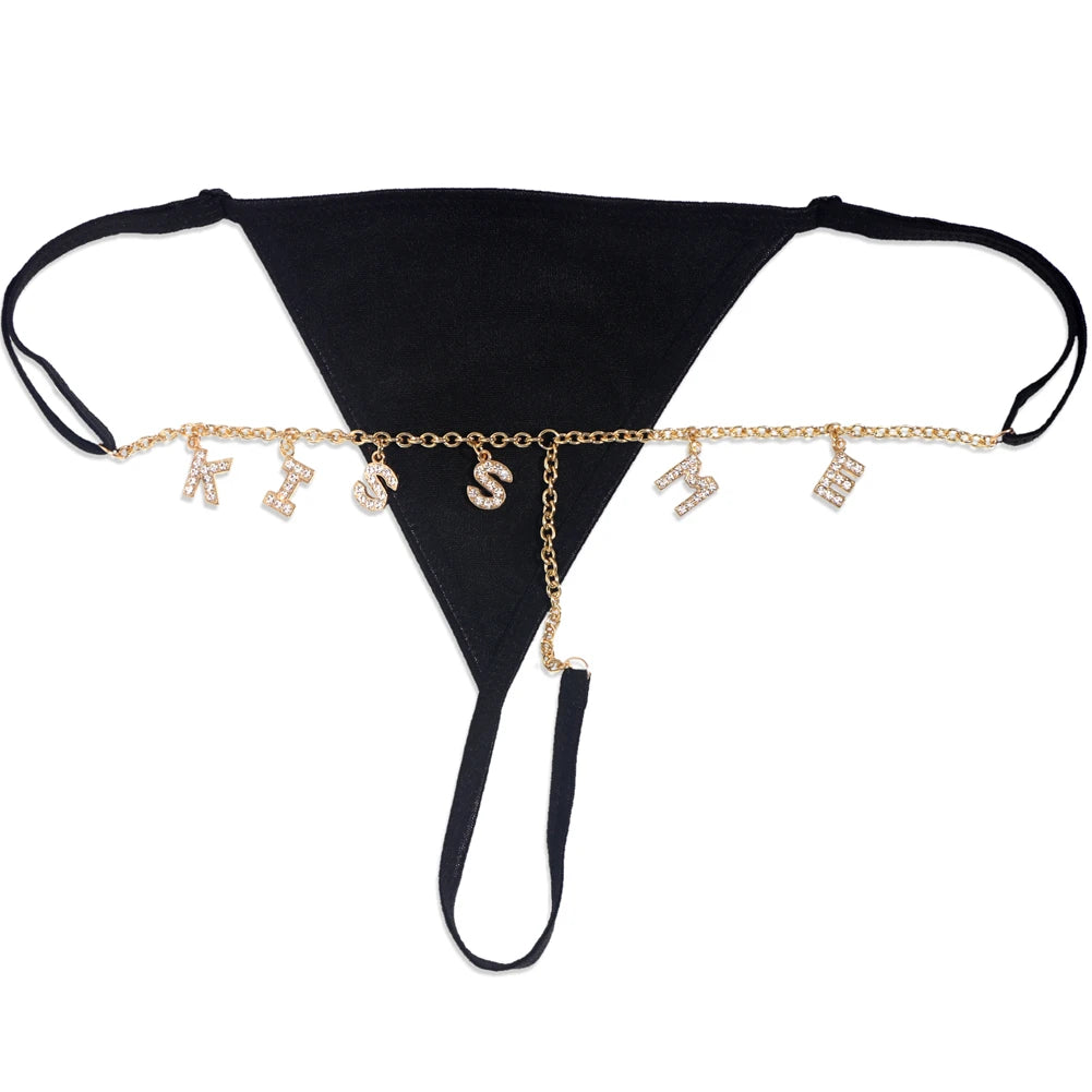 Sportieve string met naam – Comfort en stijl gecombineerd