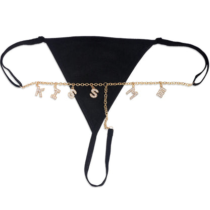 Sportieve string met naam – Comfort en stijl gecombineerd