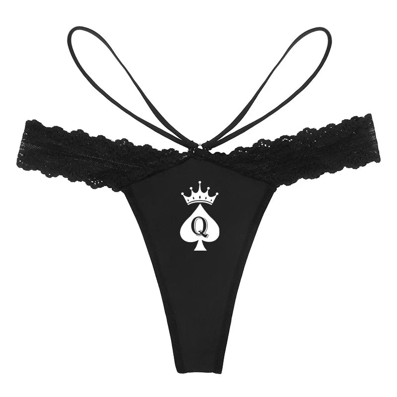 Comfortabele katoenen string met naam – Zacht en ademend