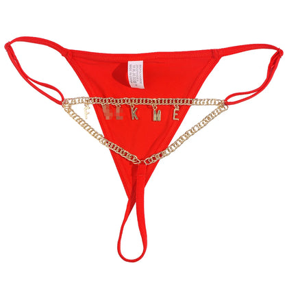 Lingerie met naam – Elegante en op maat gemaakte string