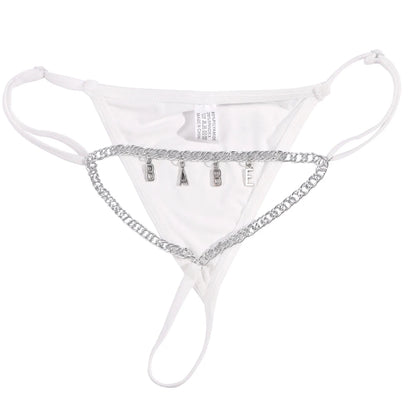String met initialen in gouden opdruk – Luxe en opvallend