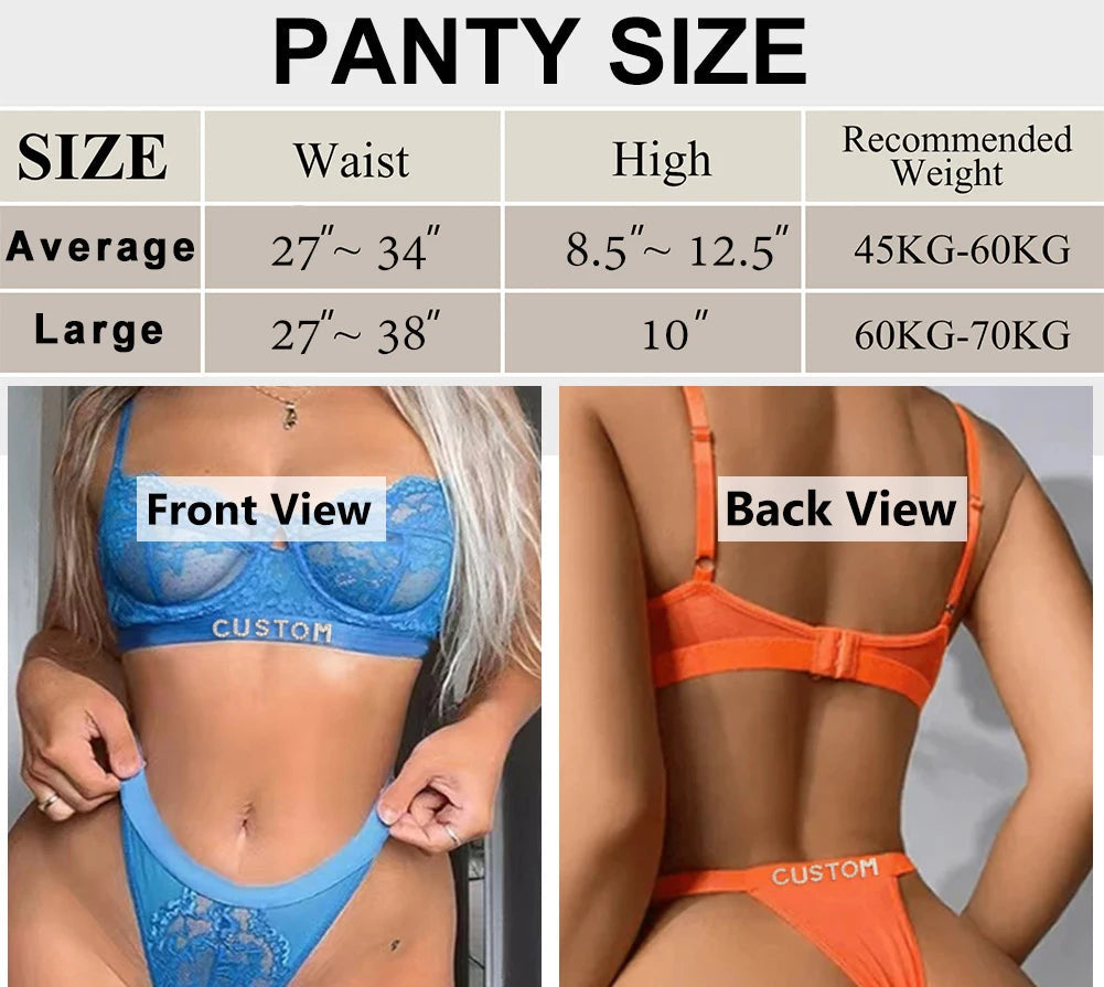 Bedrukte string voor dames – Gepersonaliseerde lingerie in stijl