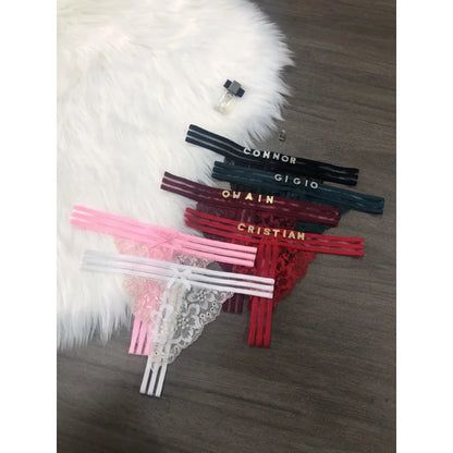 String in giftbox met naam – Luxe cadeau voor dames