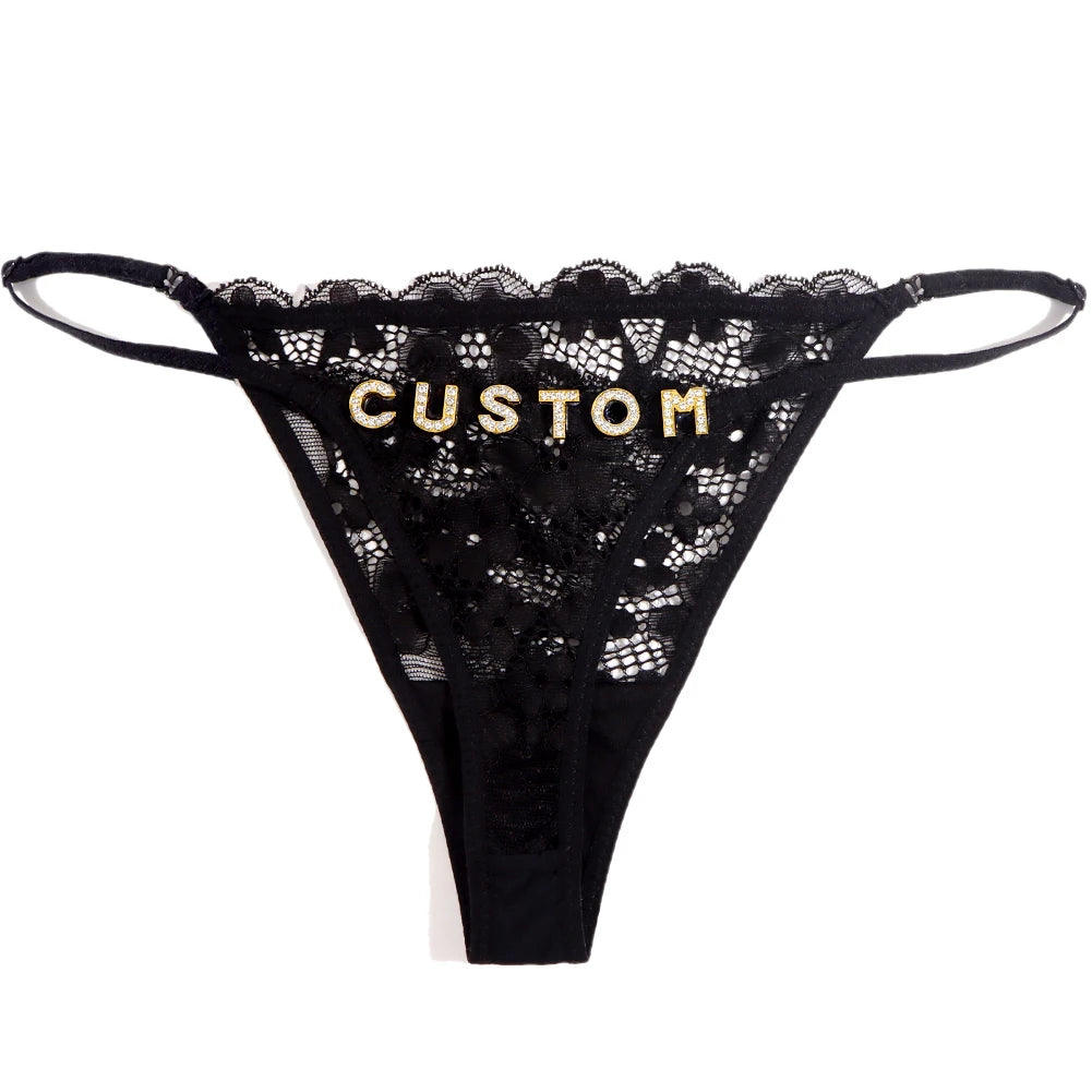 Moderne string met naam – Eigentijdse en trendy uitstraling