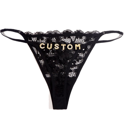 Moderne string met naam – Eigentijdse en trendy uitstraling