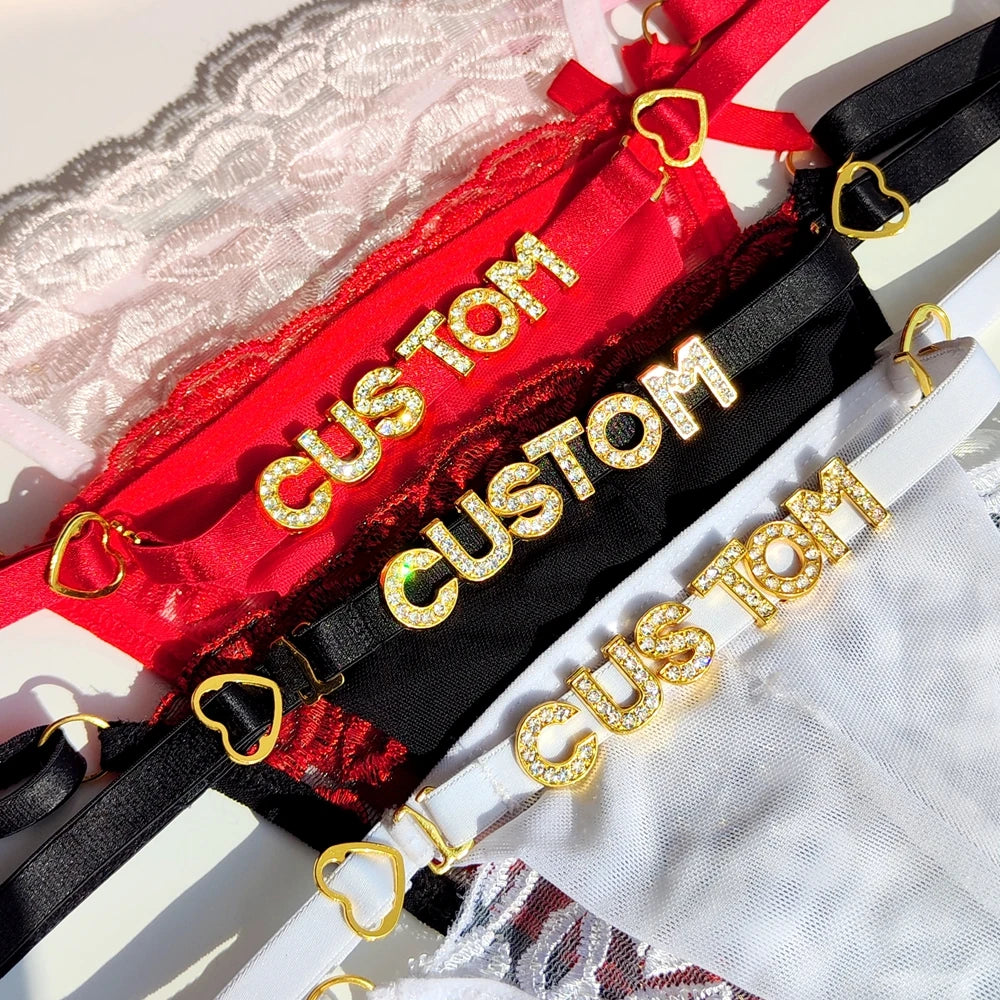Gepersonaliseerde dames lingerie – String met unieke naamprint