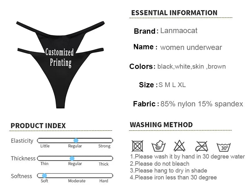 Custom lingerie string – Maak je ondergoed uniek