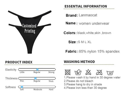 Custom lingerie string – Maak je ondergoed uniek