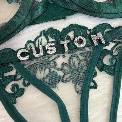 String met speelse print en naam – Uniek en vrolijk design