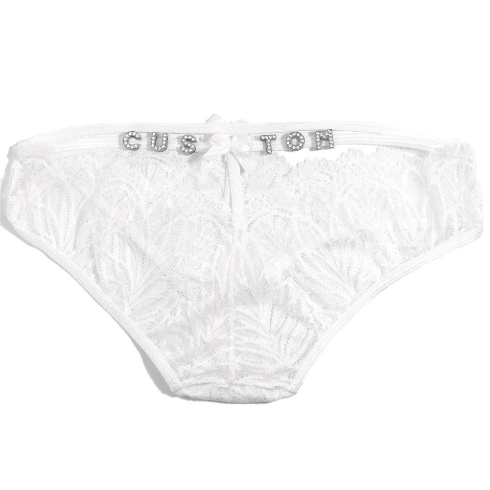Gepersonaliseerde lingerie set – Passende string met eigen naam